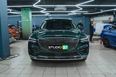 Оклейка зоны риска Genesis GV70 + керамика кузова