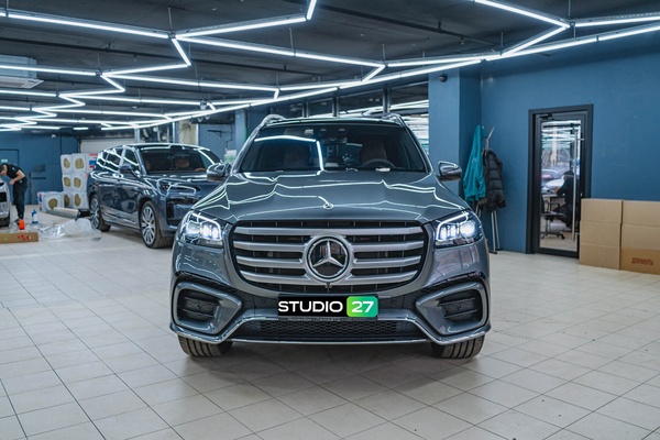 Оклейка кузова Mercedes-Benz GLS полиуретановой плёнкой