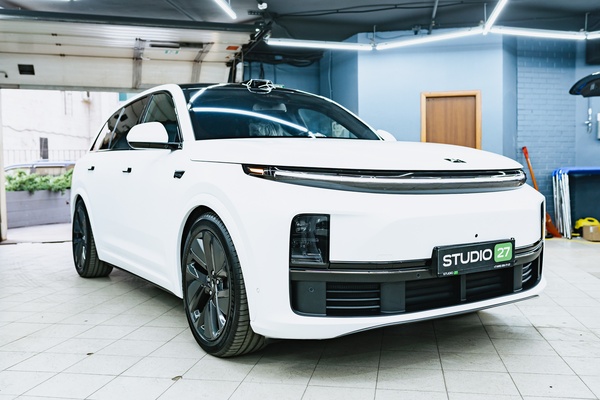 Оклейка Lixiang L7 матовой плёнкой + Антихром