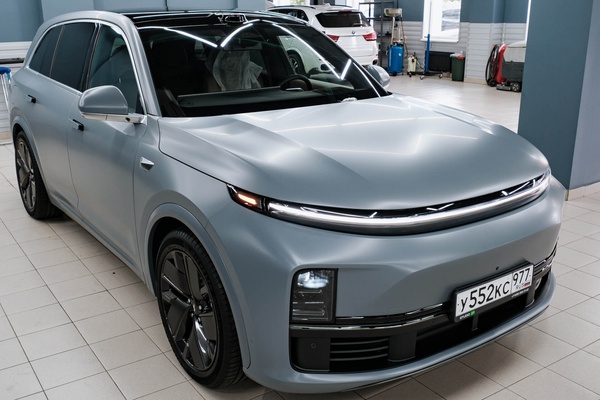 Оклейка Lixiang L7 Blue Grey в матовый полиуретан