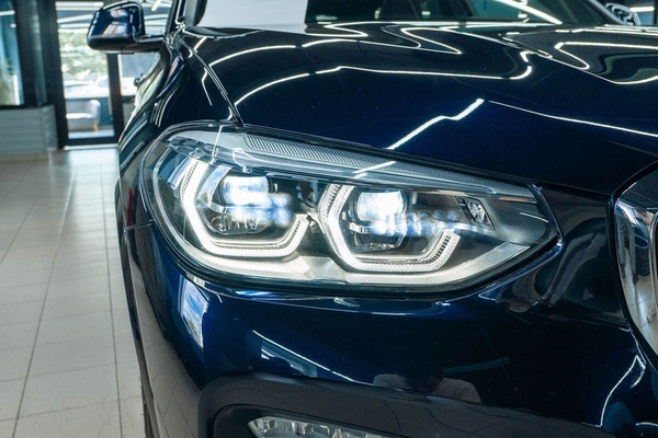 Оклейка фар BMW X3 20d G01 защитной плёнкой