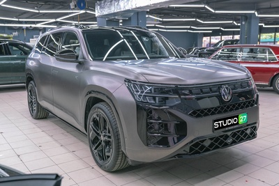 Оклейка кузова Volkswagen Teramont матовой плёнкой