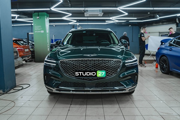 Оклейка зоны риска Genesis GV70 + керамика кузова