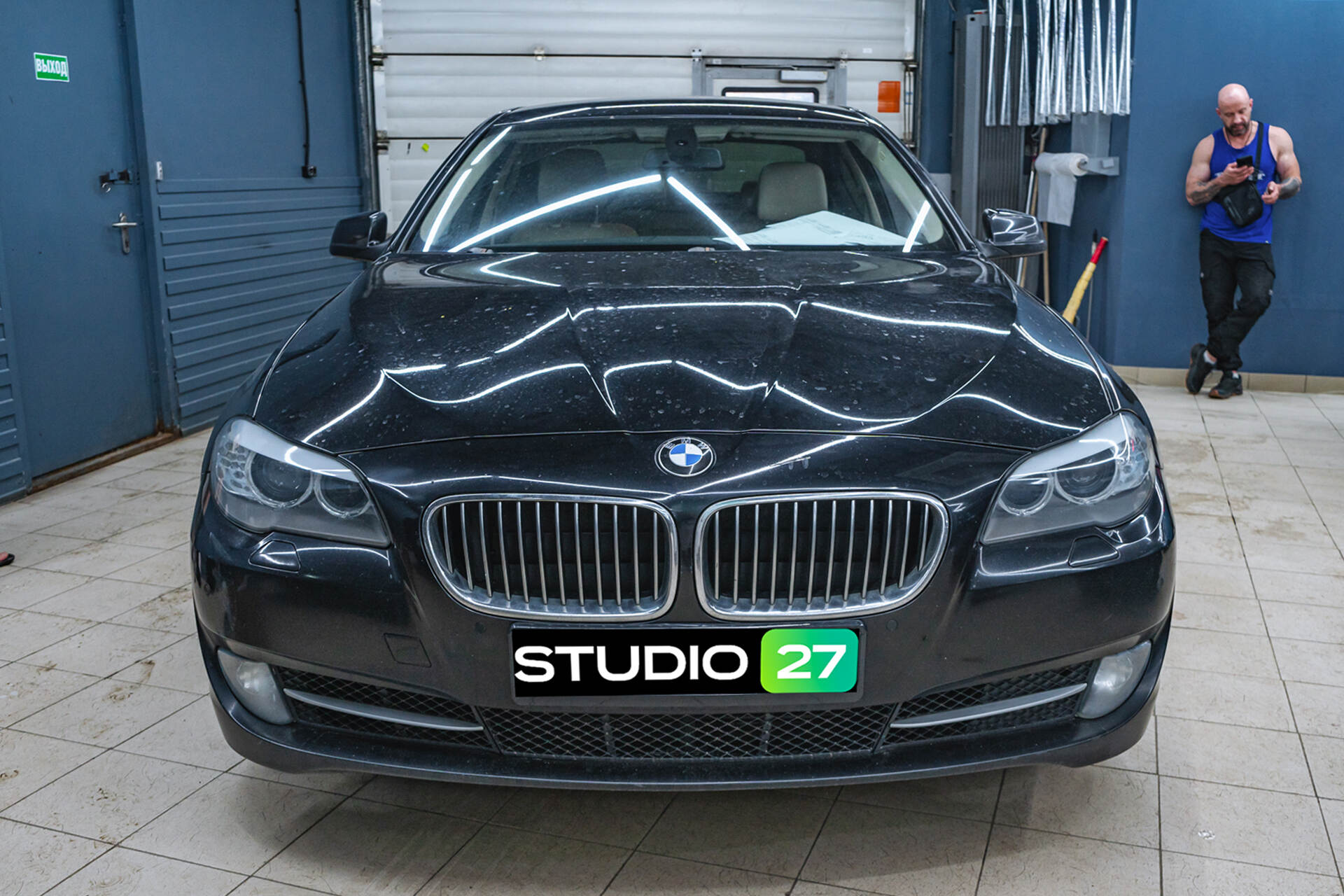 Тонировка задних стекол BMW 5 F10