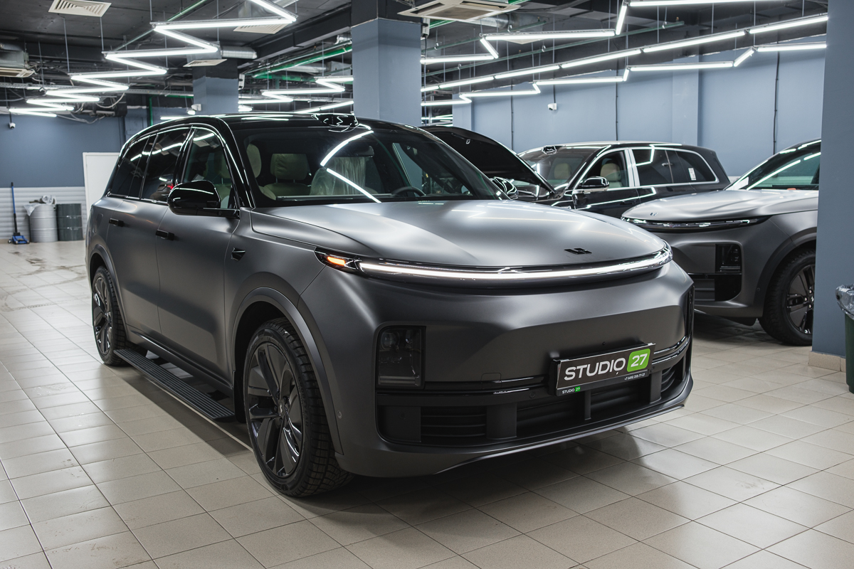 Оклейка Lixiang L9 матовой и глянцевой плёнкой